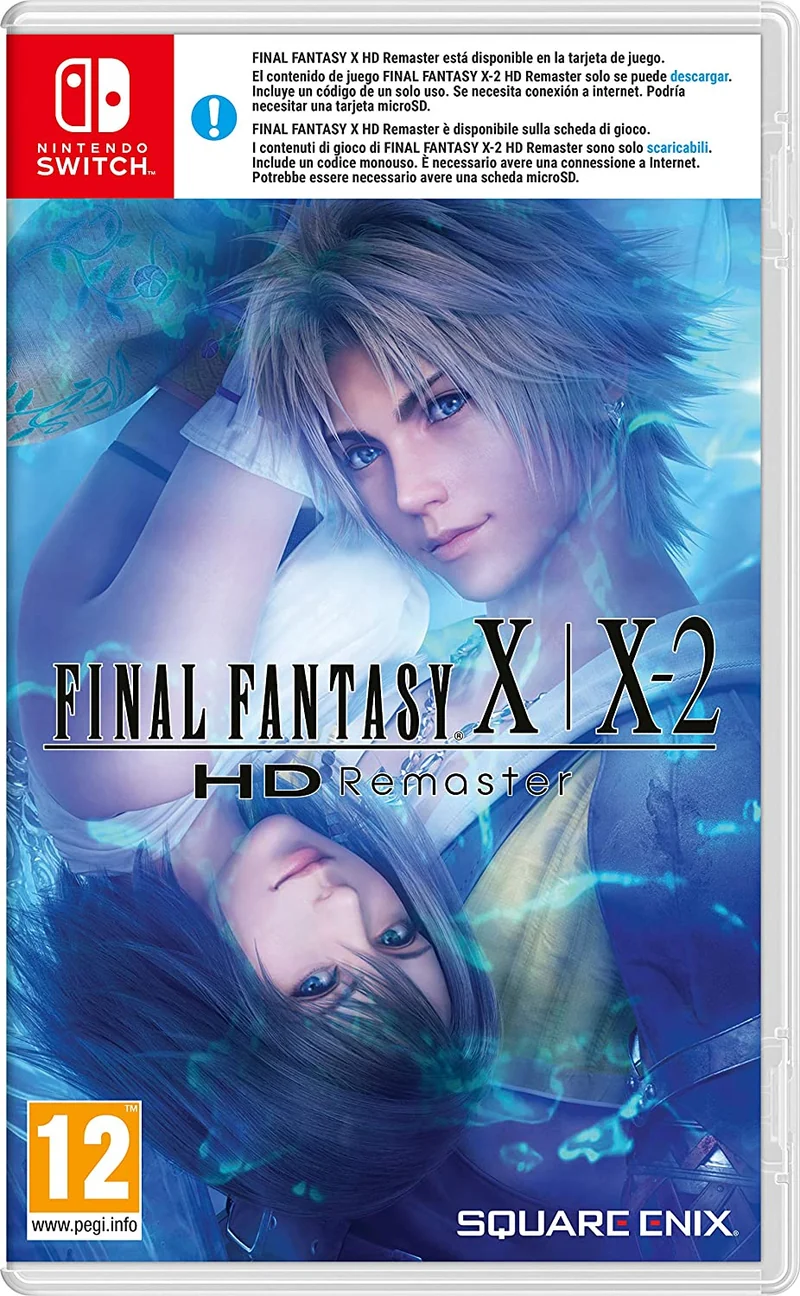 FINAL FANTASY X|X-2 HD REMASTER NINTENDO SWITCH EDIZIONE REGNO UNITO