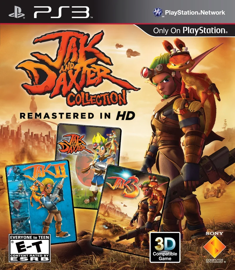 JAK AND DAXTER COLLECTION REMASTERED IN HD PLAYSTATION 3 EDIZIONE AMERICANA