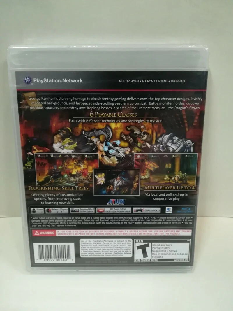 DRAGON'S CROWN PLAYSTATION 3 EDIZIONE AMERICANA