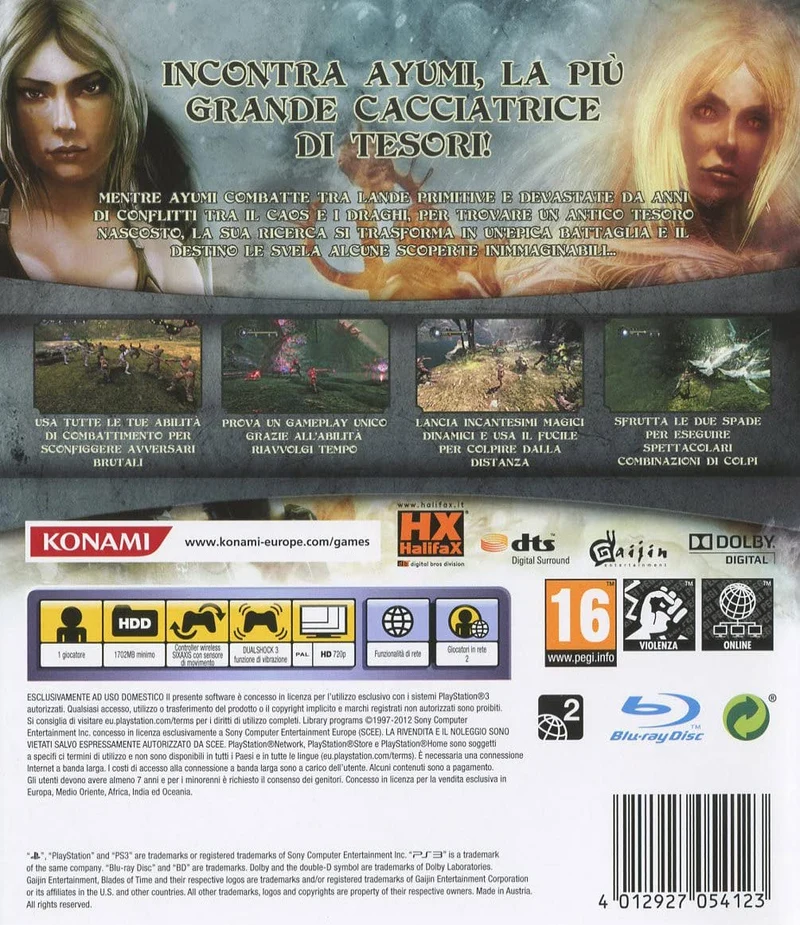BLADES OF TIME PLAYSTATION 3 EDIZIONE ITALIANA