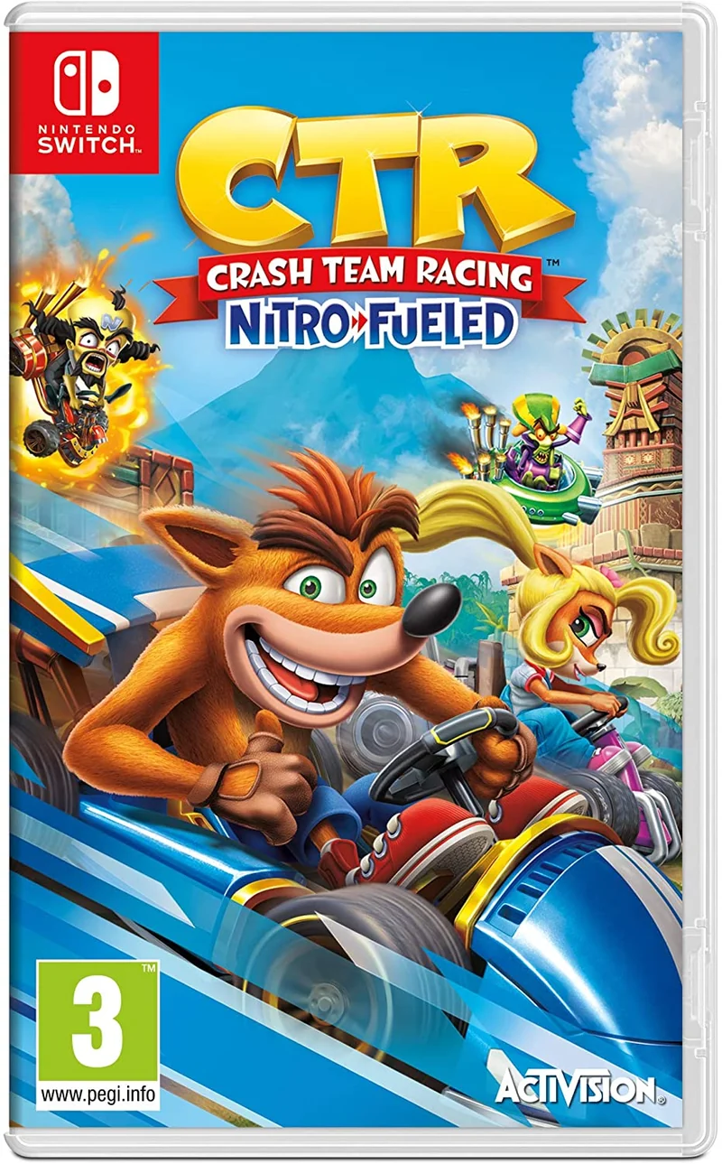 CTR CRASH TEAM RACING NITRO FUELED NINTENDO SWITCH EDIZIONE REGNO UNITO