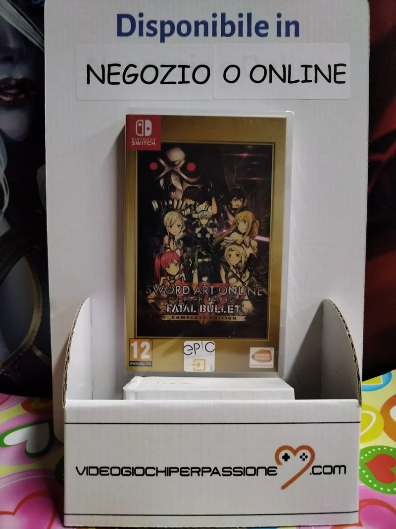 SWORD ART ONLINE: FATAL BULLET COMPLETE EDITION NINTENDO SWITCH EDIZIONE REGNO UNITO