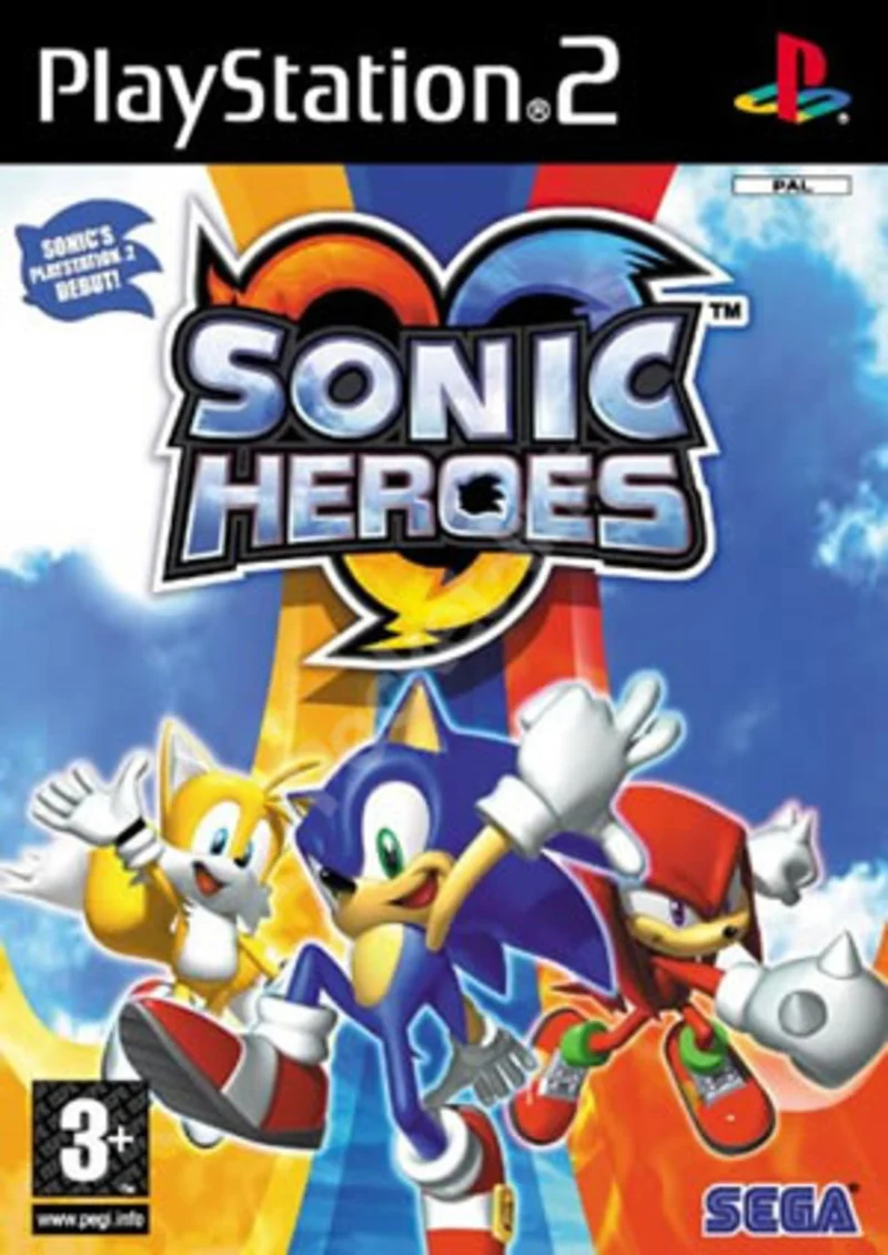 SONIC HEROES PLAYSTATION 2 EDIZIONE REGNO UNITO