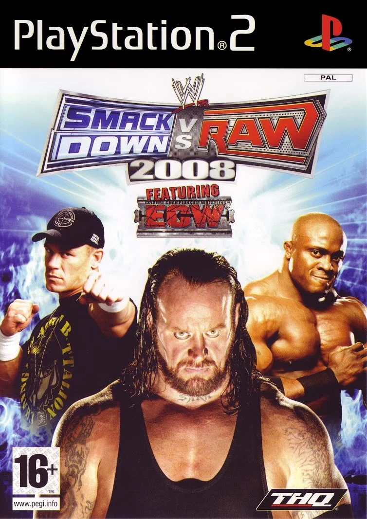 SMACK DOWN VS RAW 2008 PLAYSTATION 2 EDIZIONE ITALIANA