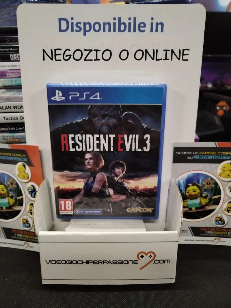 RESIDENT EVIL 3 PLAYSTATION 4 VERSIONE REGNO UNITO