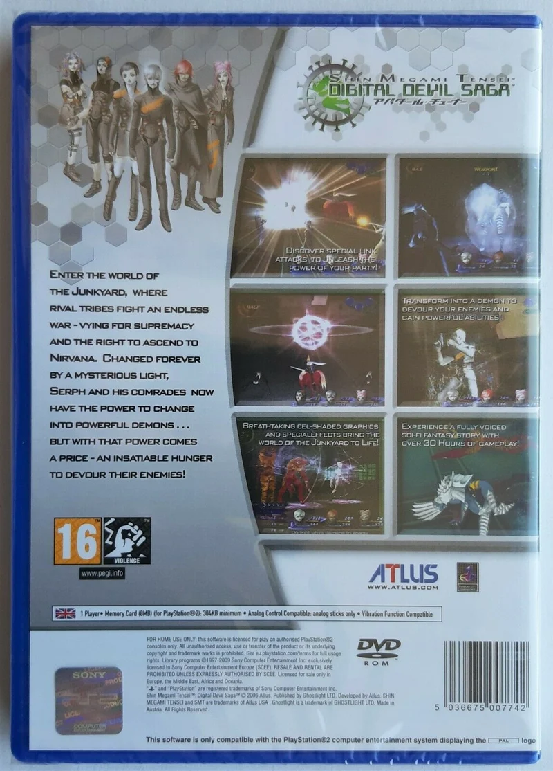 SHIN MEGAMI TENSEI DIGITAL DEVIL SAGA PLAYSTATION 2 EDIZIONE REGNO UNITO