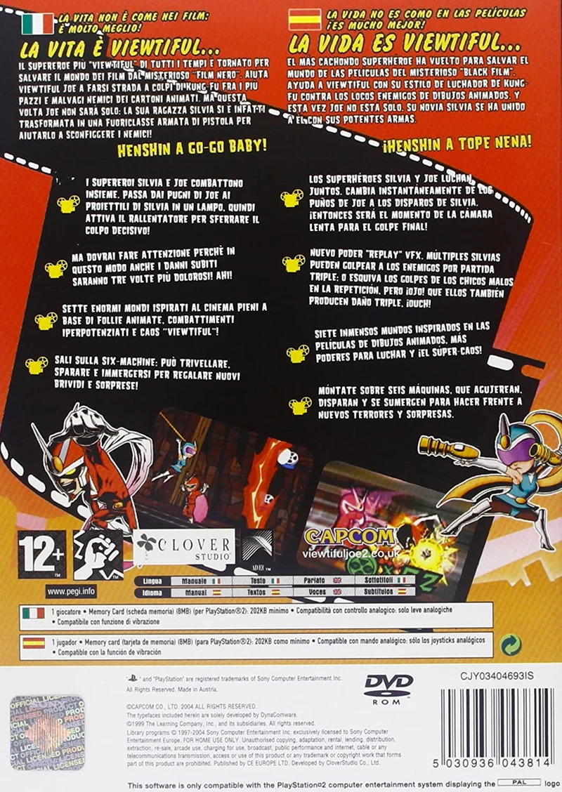 VIEWTIFUL JOE 2 PLAYSTATION 2 EDIZIONE ITALIANA