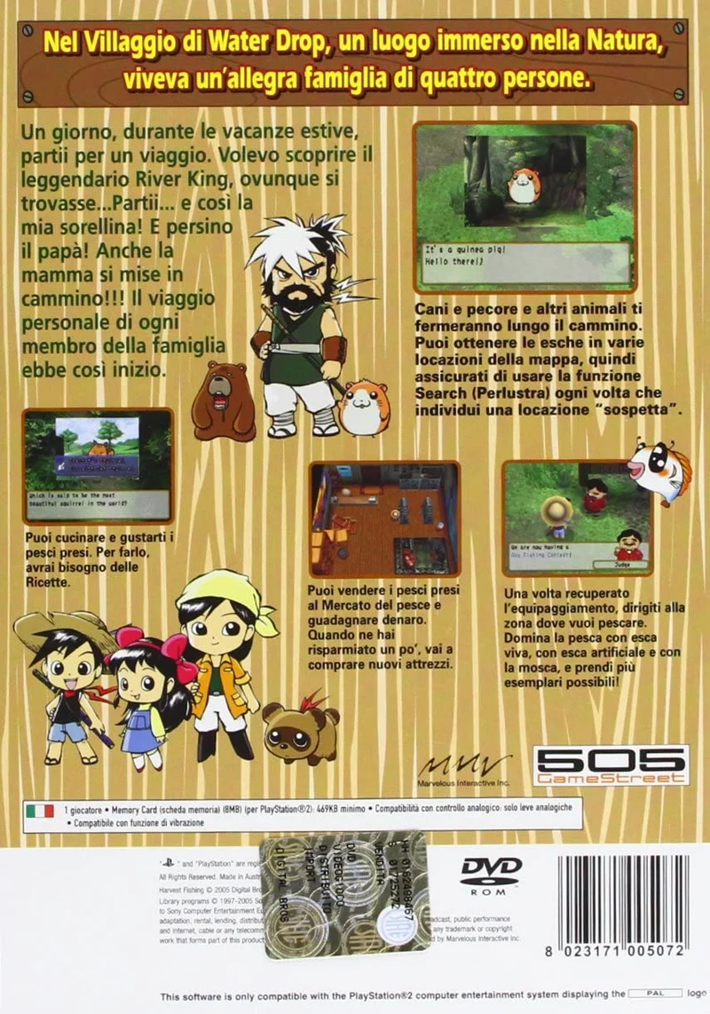 HARVEST FISHING PLAYSTATION 2 EDIZIONE ITALIANA