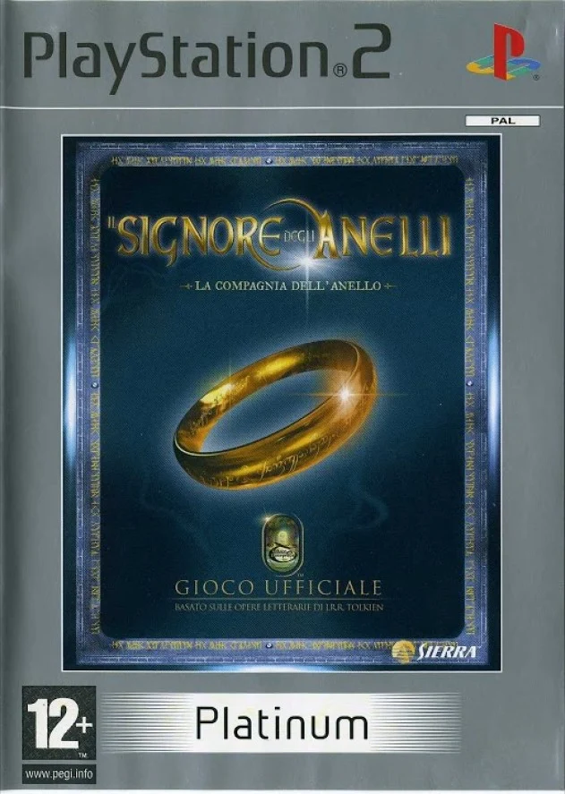 IL SIGNORE DEGLI ANELLI - LA COMPAGNIA DELL'ANELLO PLATINUM PLAYSTATION 2 EDIZIONE ITALIANA