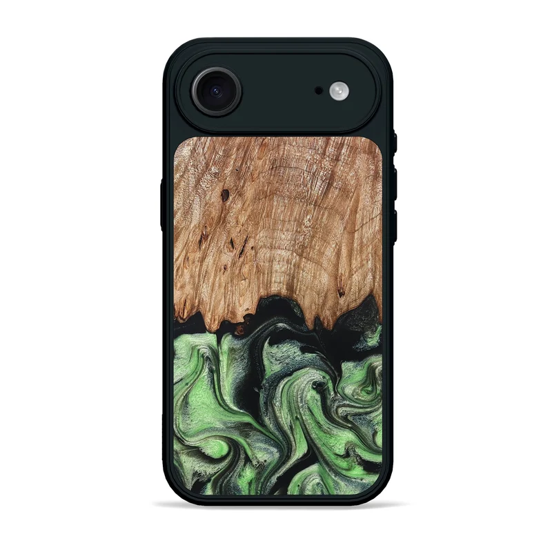 iPhone 17 Air Wood Phone Case - Maximus (Green, 829389)