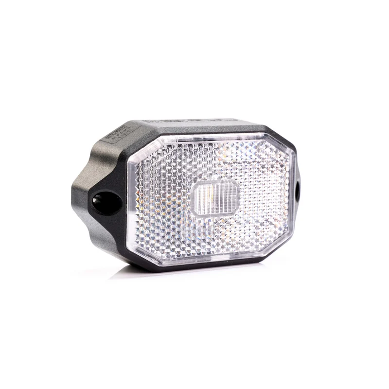 Fristom FT-069 Indicatore luminoso a LED bianco con riflettore / staffa piatta