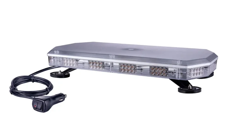Barra luminosa di emergenza a LED con base magnetica / 600 mm
