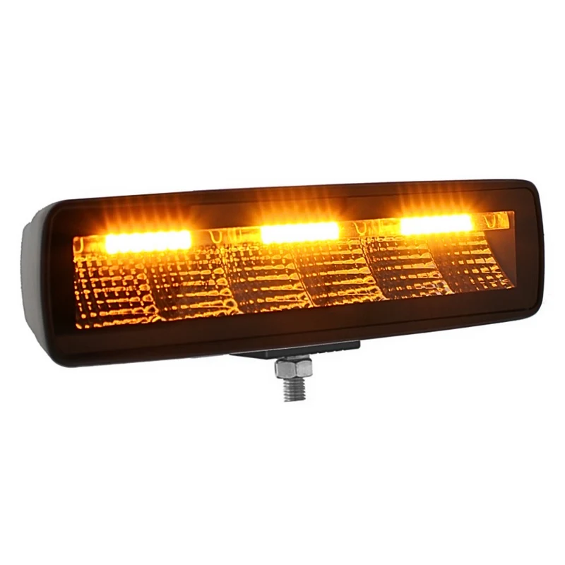 Luce da lavoro dall'aspetto scuro/Luce di retromarcia con funzione stroboscopica di pericolo/2880 lumen