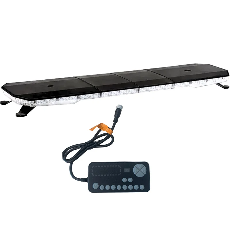 Barra luminosa per tetto con lampeggiante di emergenza a LED / 46 pollici / 1170 mm