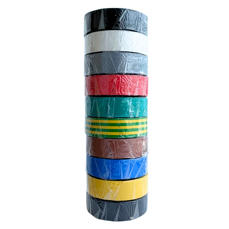 Nastro Isolante / Confezione Arcobaleno / 10 Rotoli