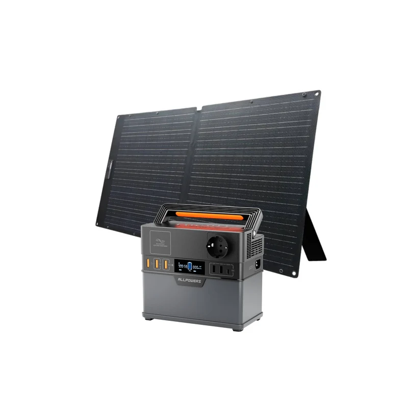 ALLPOWERS Générateur Solaire 300W (S300 Plus+ SE100 100W Panneau Solaire)