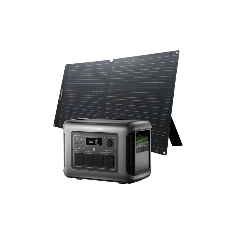 ALLPOWERS 1600W Générateur Solaire R1500 LITE avec SE100 PV100W