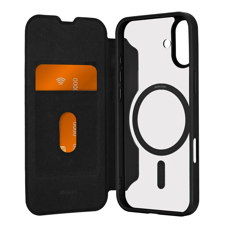 Custodia Book Mag 2 per iPhone 16 Plus