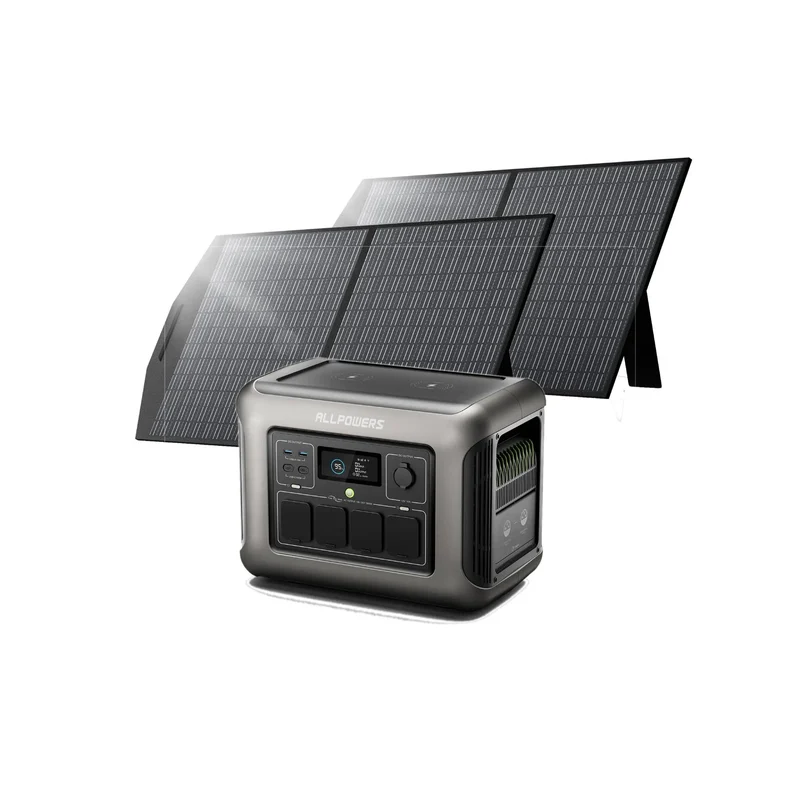 ALLPOWERS 1800W Générateur Solaire R1500 avec 2pcs PV100W
