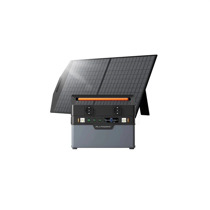 ALLPOWERS Générateur Solaire 700W (S700 + SP027 100W Panneau Solaire)