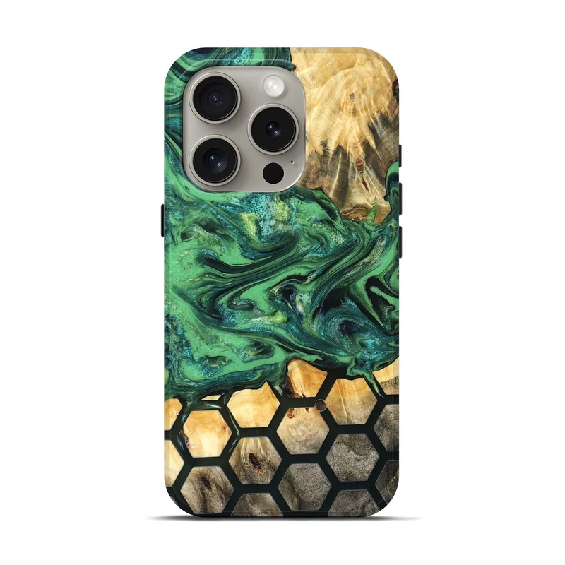 iPhone 16 Pro Wood Live Edge Phone Case - Easton (Pattern, 830239)