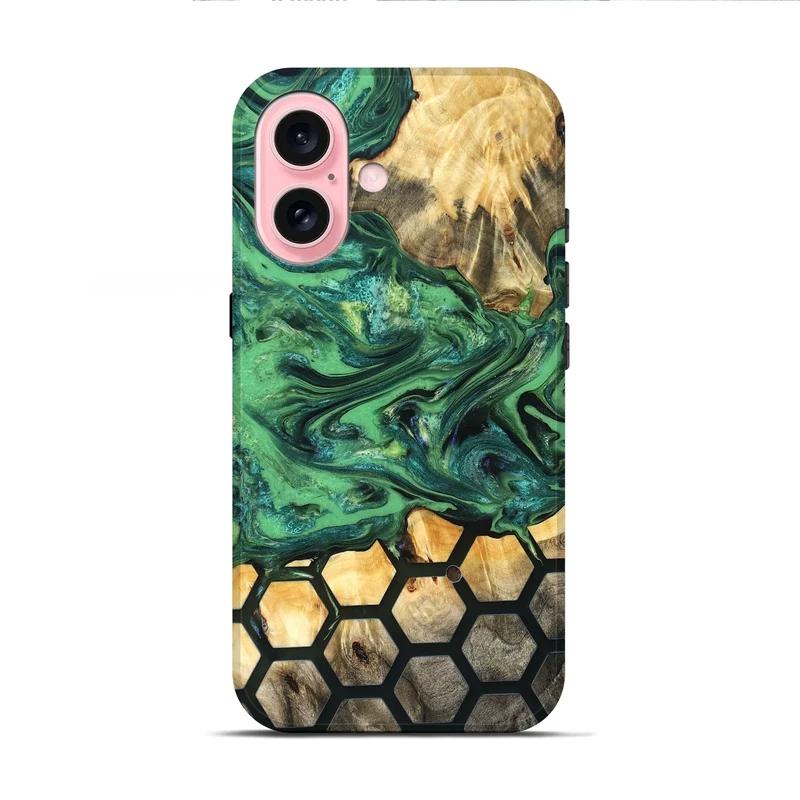 iPhone 16 Wood Live Edge Phone Case - Easton (Pattern, 830239)