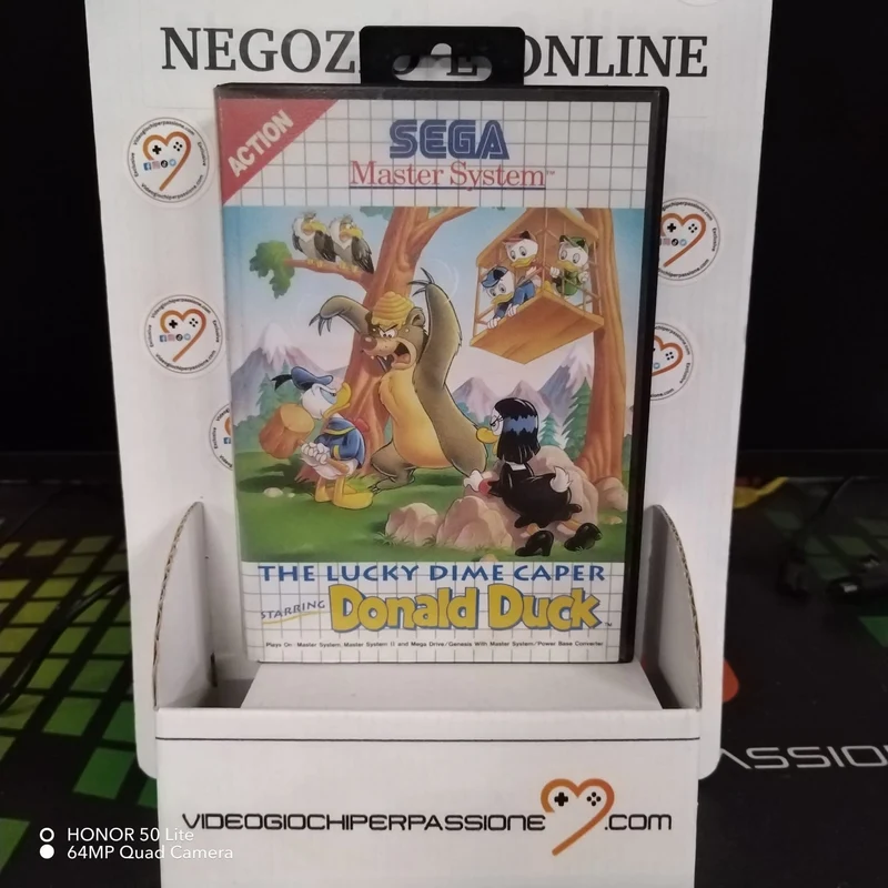 The Lucky Dime Caper Starring Donald Duck Sega Master System PAL (usato garantito)