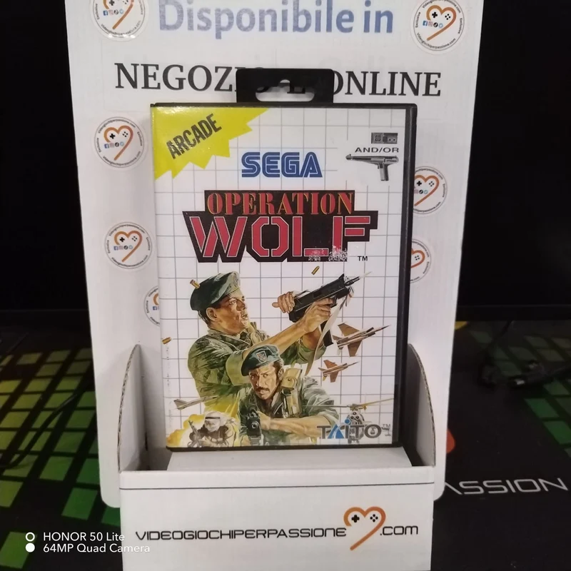 Operation Wolf Sega Master System PAL (usato garantito)(ver. europea)