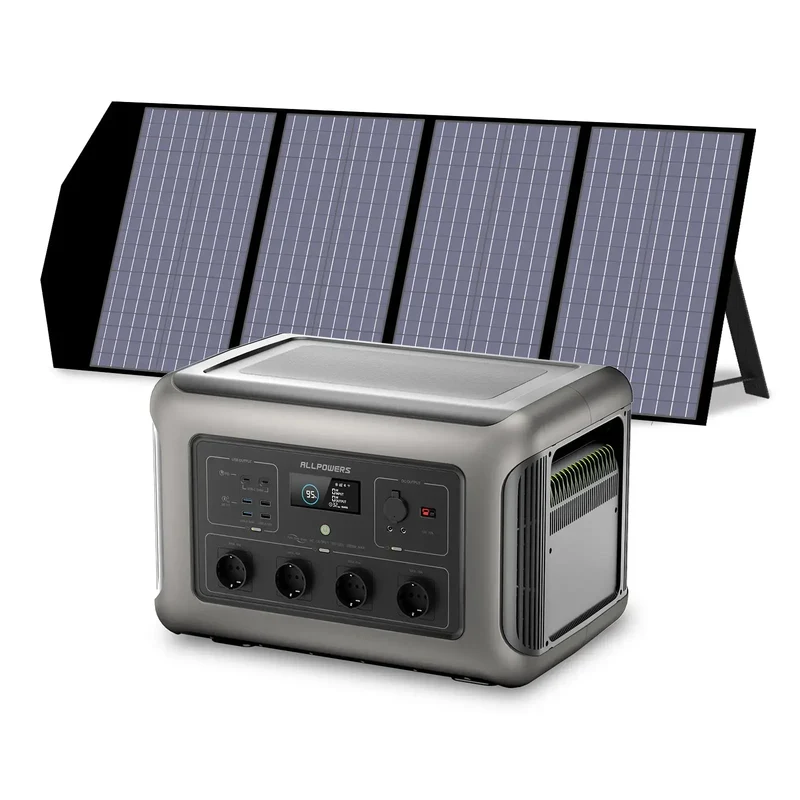ALLPOWERS Générateur Solaire 3500W (R3500 V2+ SP029 140W Panneau Solaire)