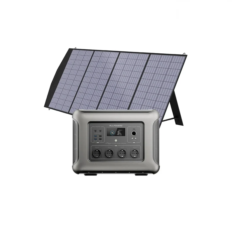 ALLPOWERS Générateur Solaire 2500W (R2500 V2+ SP033 200W Panneau Solaire)