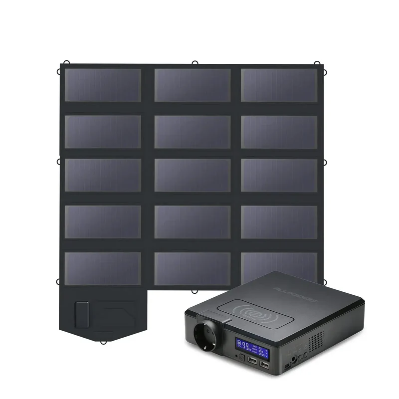 ALLPOWERS Générateur Solaire 200W (S200 + SP012 Panneau Solaire 100W)