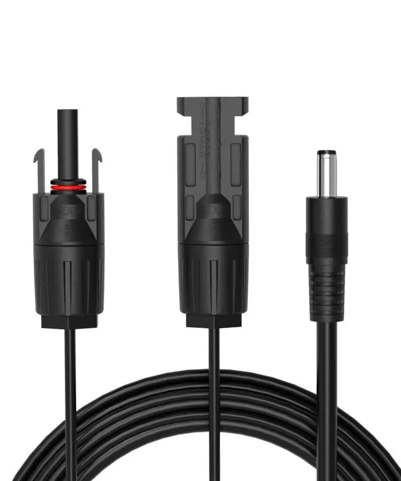 ALLPOWERS Câble d'extension solaire avec connecteurs 5521 (1,5 M 16AWG avec connecteurs solaire )