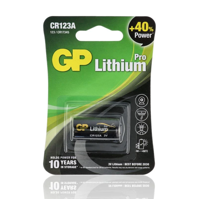 Batteria GP al Litio, 3V, CR123A, 1 pezzo