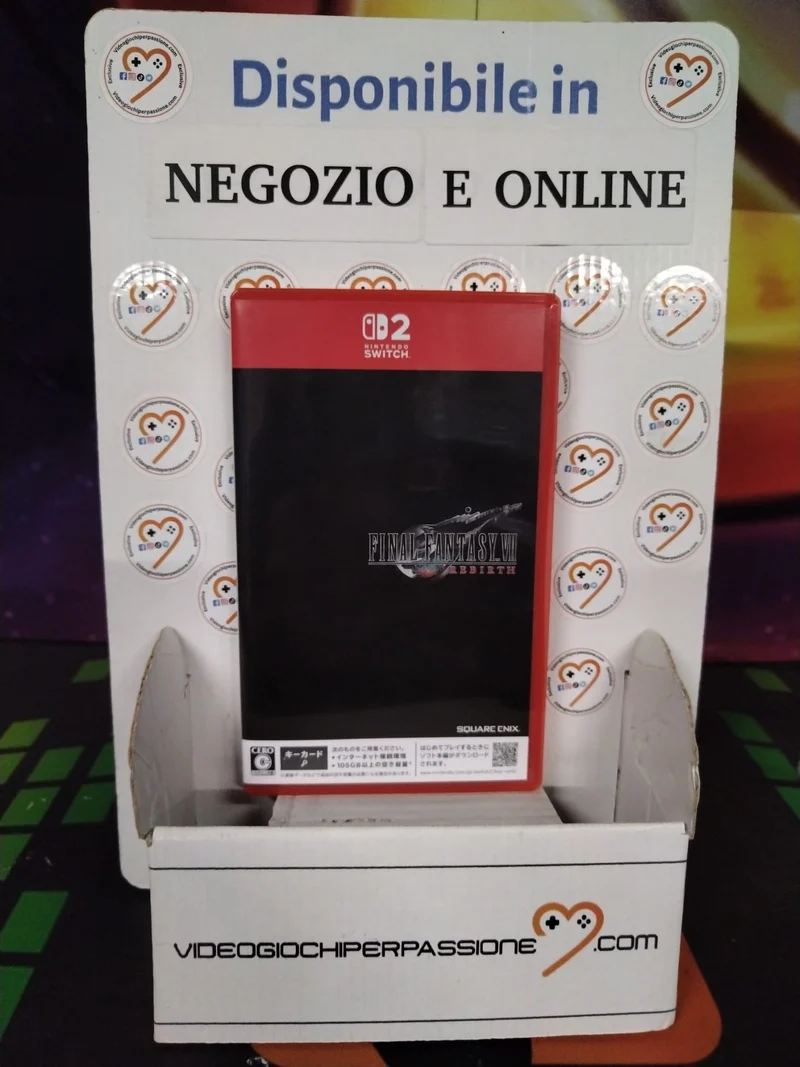 Final Fantasy VII Rebirth - Nintendo Switch 2 (usato garantito)(ver. japan con italiano)