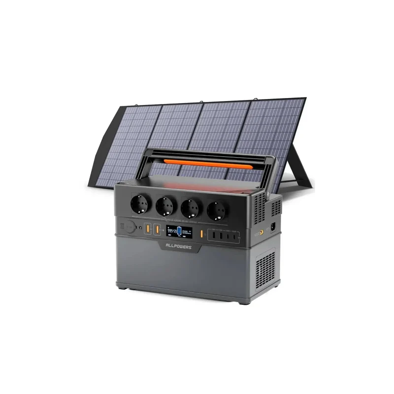ALLPOWERS Générateur Solaire 1500W (S1500 PLUS + SP033 Panneau Solaire 200W)