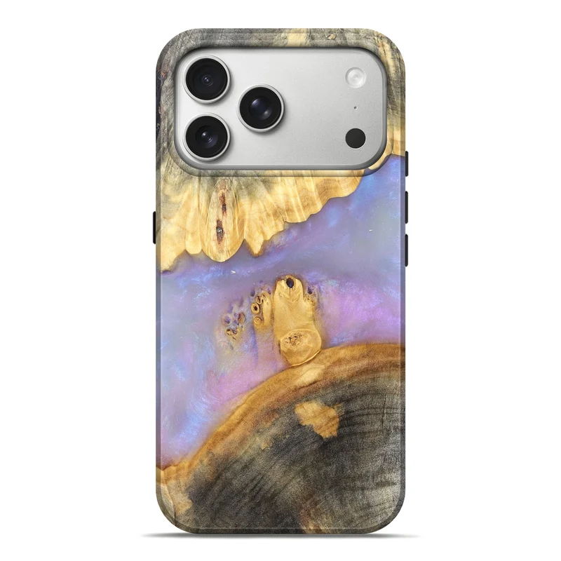 iPhone 17 Pro Max Wood Live Edge Phone Case - Amiya (Ghost, 830147)