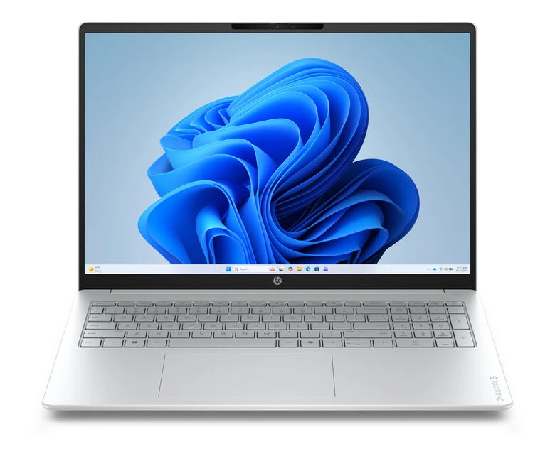 HP OmniBook 3 Laptop 16-bu0010nlx Intel Core 3 Computer portatile 40,6 cm (16") 2K 12 GB DDR5-SDRAM 512 GB SSD Wi-Fi 6 (802.11ax) Windows 11 Home Grigio, Argento