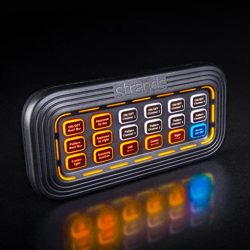 Controller wireless per luci da crociera Strands