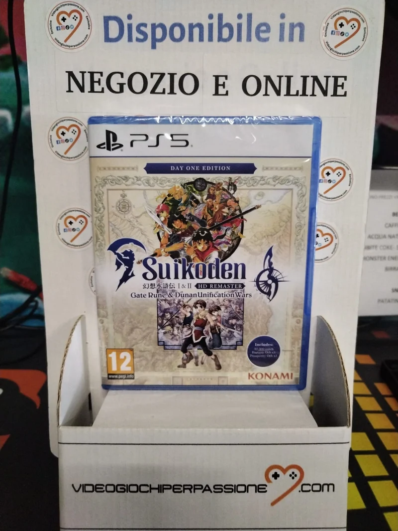 Suikoden 1&2 HD Remaster Day One Edition PlayStation 5 Versione Europea