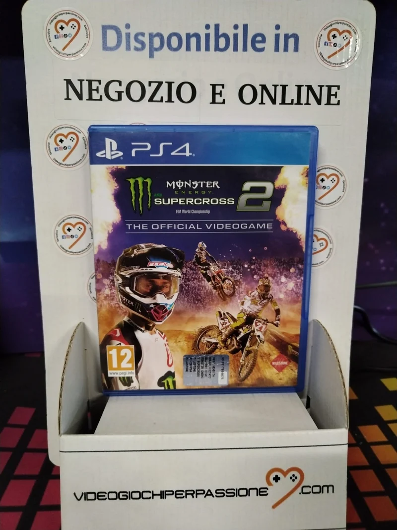 Monster Energy Supercross 2 - The Official Videogame PlayStation 4 (usato garantito)(ver. ita.)