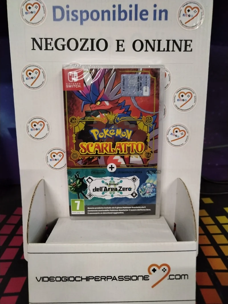 Pokémon Scarlatto + Espansione "Il Tesoro dell’Area Zero" Nintendo Switch Ed. Italiana