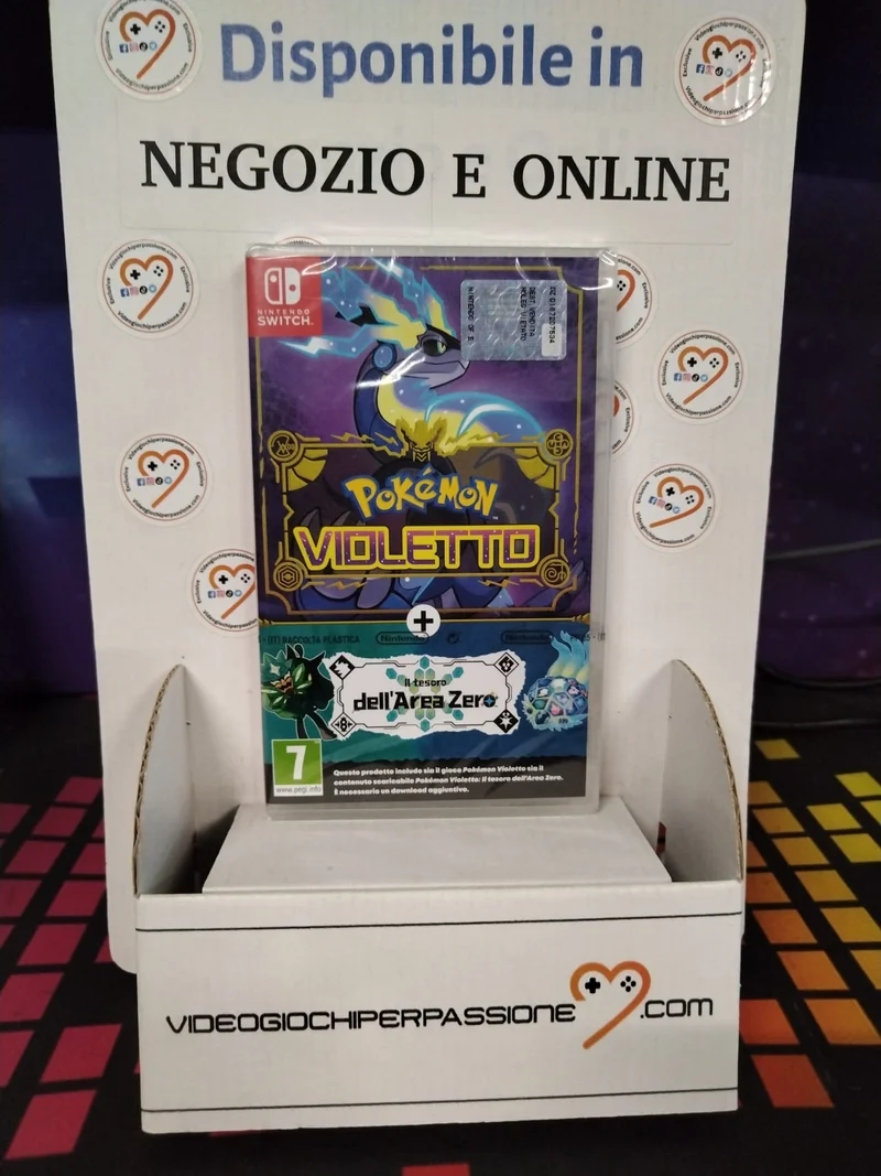 Pokémon Violetto + Espansione "Il Tesoro dell’Area Zero" Nintendo Switch ED. Italiana