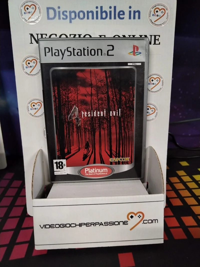 Resident Evil 4 Platinum Playstation 2 (usato garantito)
