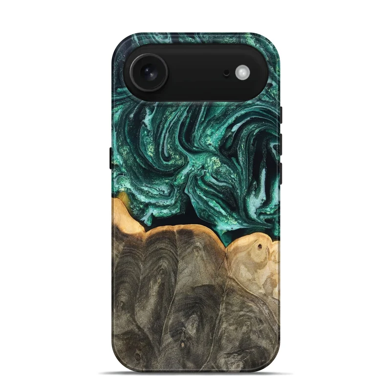 iPhone 17 Air Wood Live Edge Phone Case - Misael (Green, 830231)