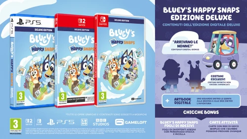 Bluey's Happy Snaps Deluxe Edition Nintendo Switch 2 Edizione Europea [Pre-ordine]