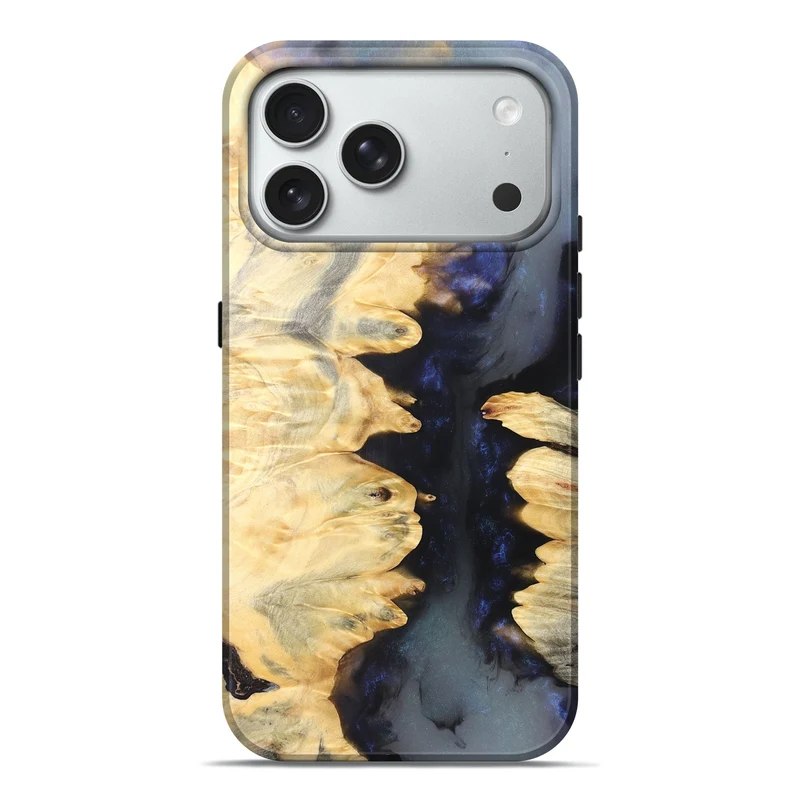 iPhone 18 Pro Max Wood Live Edge Phone Case - Alonzo (Ghost, 830145)