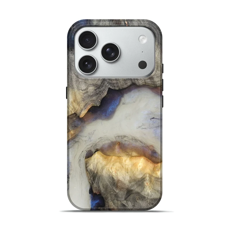 iPhone 18 Pro Wood Live Edge Phone Case - Jared (Ghost, 830158)