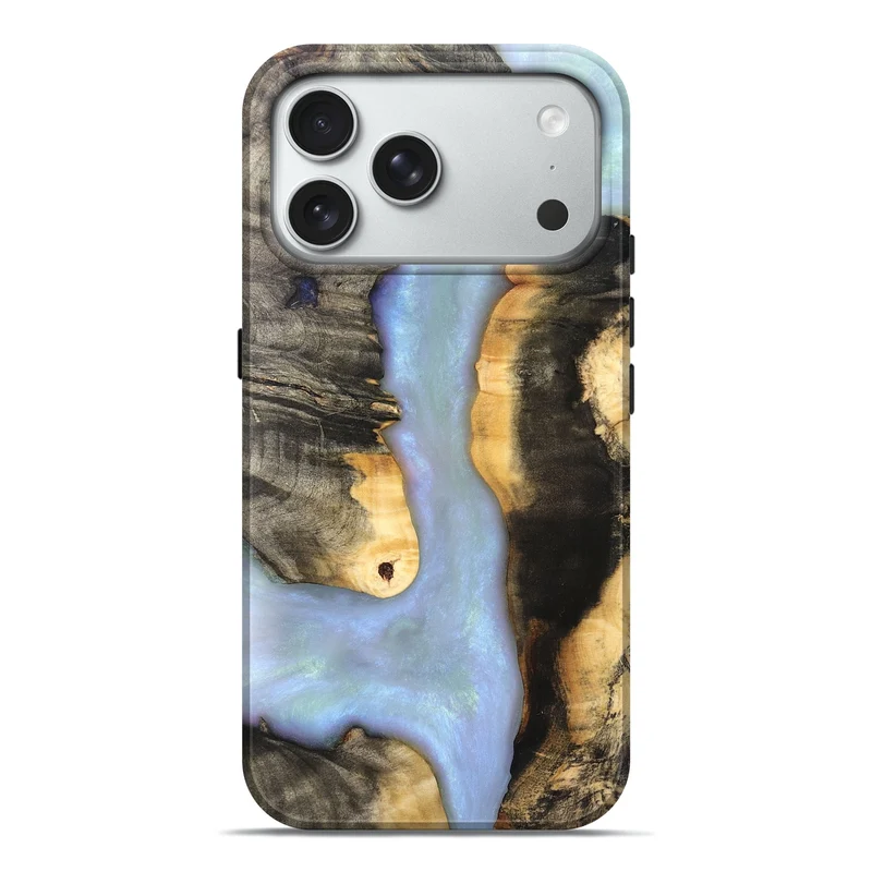 iPhone 18 Pro Max Wood Live Edge Phone Case - Marjory (Ghost, 830143)