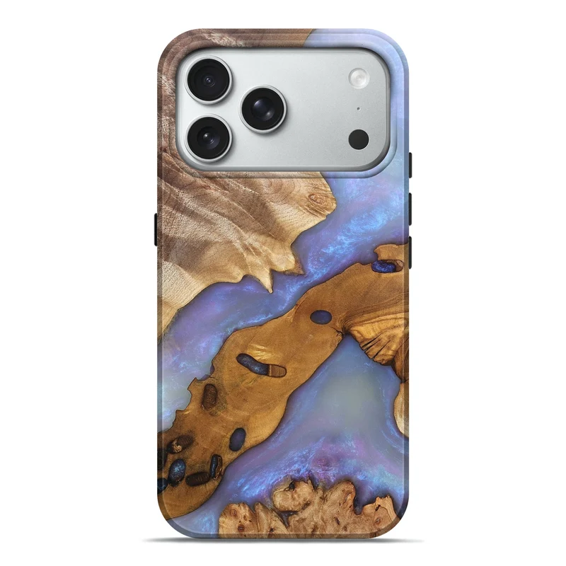 iPhone 18 Pro Max Wood Live Edge Phone Case - Rico (Ghost, 830163)
