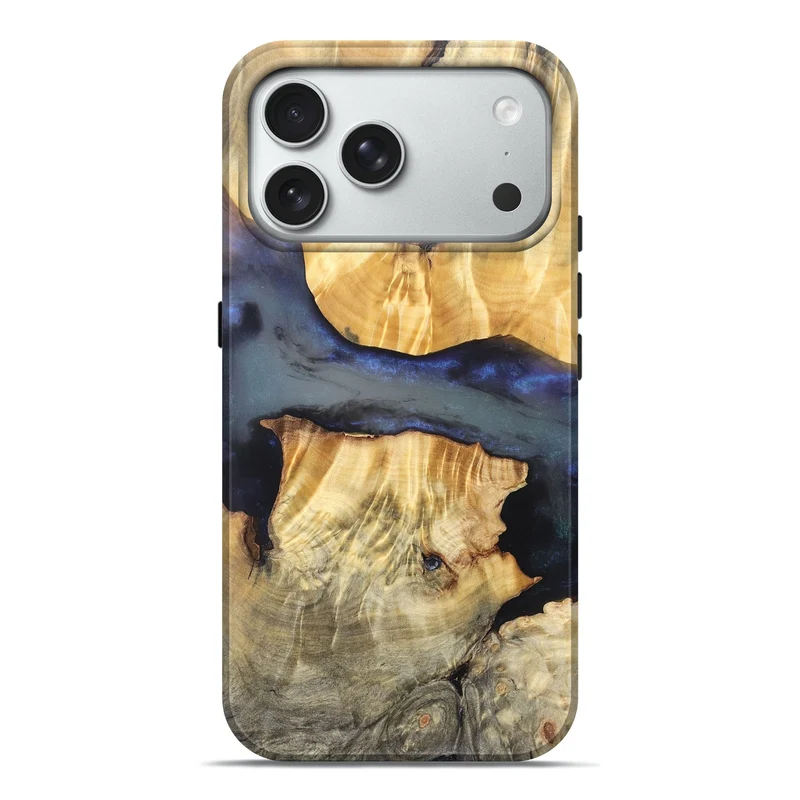 iPhone 18 Pro Max Wood Live Edge Phone Case - Ainara (Ghost, 830141)